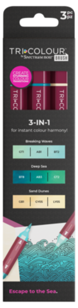 Spectrum Noir TriColour Brush Escape to the Sea (TCBR-ESC3) Spectrum Noir TriColour Brush Escape to the Sea (TCBR-ESC3)