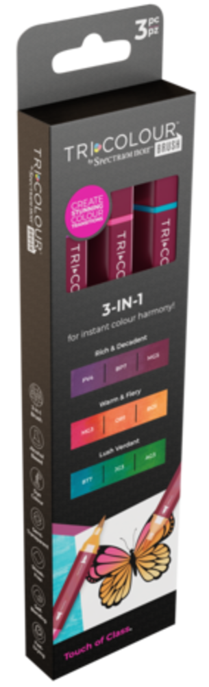 Spectrum Noir TriColour Brush Touch of Class (TCBR-TOU3) Spectrum Noir TriColour Brush Touch of Class (TCBR-TOU3)