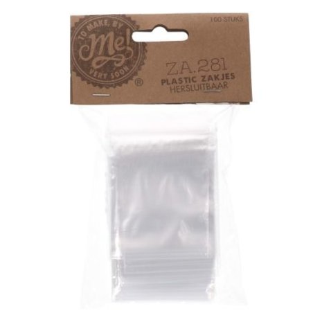 Make by Me! Opbergzakjes Hersluitbaar 5x7,6 cm 100 st (ZA.281) Make by Me! Opbergzakjes Hersluitbaar 5x7,6 cm 100 st (ZA.281)
