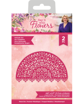 Crafter's Companion Say It With Flowers Intricate Arc Die (S-SIWF-MD-INAR)
