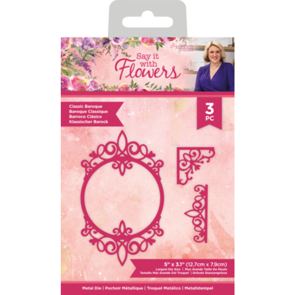 Crafter's Companion Say It With Flowers Classic Baroque Die (SSIWFMD