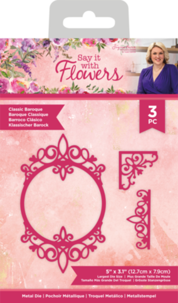 Crafter's Companion Say It With Flowers Classic Baroque Die (S-SIWF-MD-CLBA)