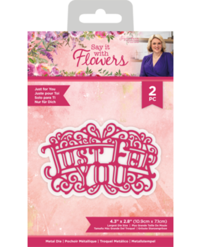 Crafter's Companion Say It With Flowers Just for You Die (S-SIWF-MD-JUFY)