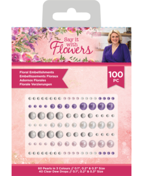 Crafter's Companion Say It With Flowers Floral Embellishments (S-SIWF-FLOEMB) Crafter's Companion Say It With Flowers Floral Embellishments (S-SIWF-FLOEMB)