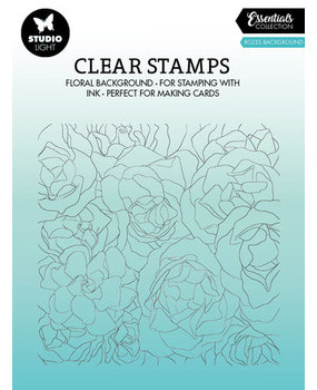 Studio Light Essentials Clear Stamp Roses Background (SL-ES-STAMP322)* Studio Light Essentials Clear Stamp Roses Background (SL-ES-STAMP322)*