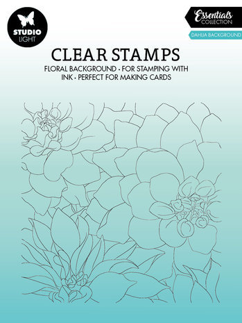 Studio Light Essentials Clear Stamp Dahlia Background (SL-ES-STAMP323)