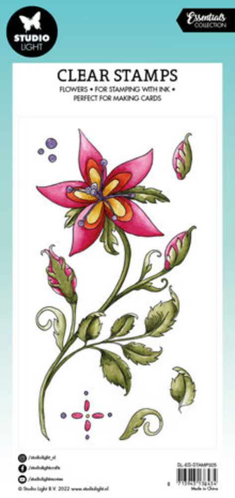Studio Light Essentials Clear Stamp Fairy Flower (SL-ES-STAMP325) Studio Light Essentials Clear Stamp Fairy Flower (SL-ES-STAMP325)