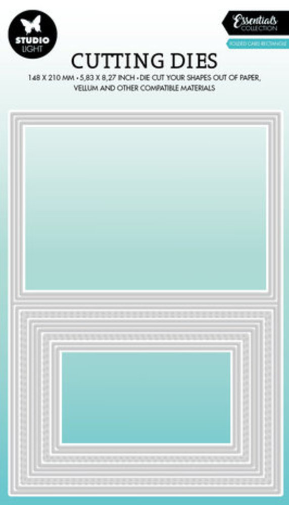 Studio Light Essentials Snijmal Folded Card Rectangle (SL-ES-CD438) Studio Light Essentials Snijmal Folded Card Rectangle (SL-ES-CD438)