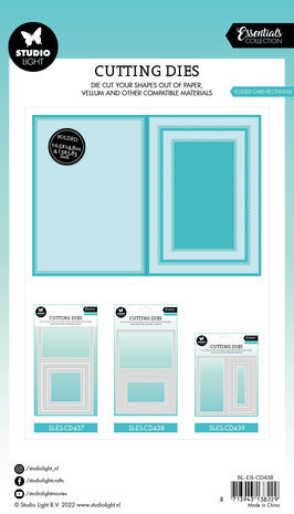 Studio Light Essentials Snijmal Folded Card Rectangle (SL-ES-CD438) Studio Light Essentials Snijmal Folded Card Rectangle (SL-ES-CD438)