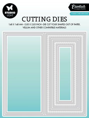 Studio Light Essentials Snijmal Folded Card Mini Slimline (SL-ES-CD439) Studio Light Essentials Snijmal Folded Card Mini Slimline (SL-ES-CD439)