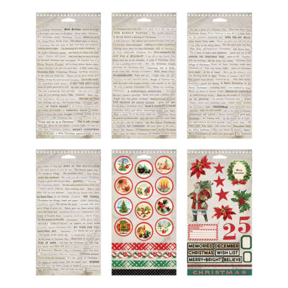 Idea-ology Tim Holtz Sticker Book Christmas (TH94294) Idea-ology Tim Holtz Sticker Book Christmas (TH94294)