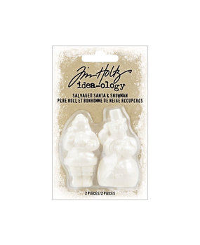 Idea-ology Tim Holtz Salvaged Santa and Snowman (TH94301) Idea-ology Tim Holtz Salvaged Santa and Snowman (TH94301)