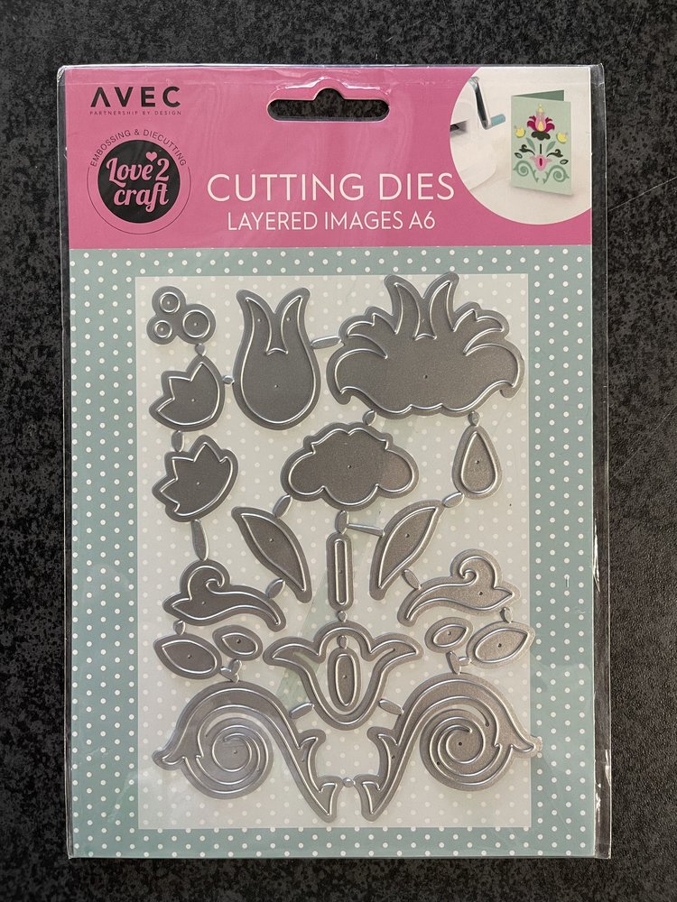 Love2Craft Snijmal A6 Layered Images Classic Floral (2573199) Love2Craft Snijmal A6 Layered Images Classic Floral (2573199)