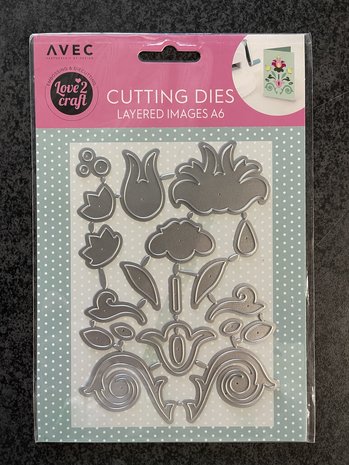 Love2Craft Snijmal A6 Layered Images Classic Floral (2573199) Love2Craft Snijmal A6 Layered Images Classic Floral (2573199)