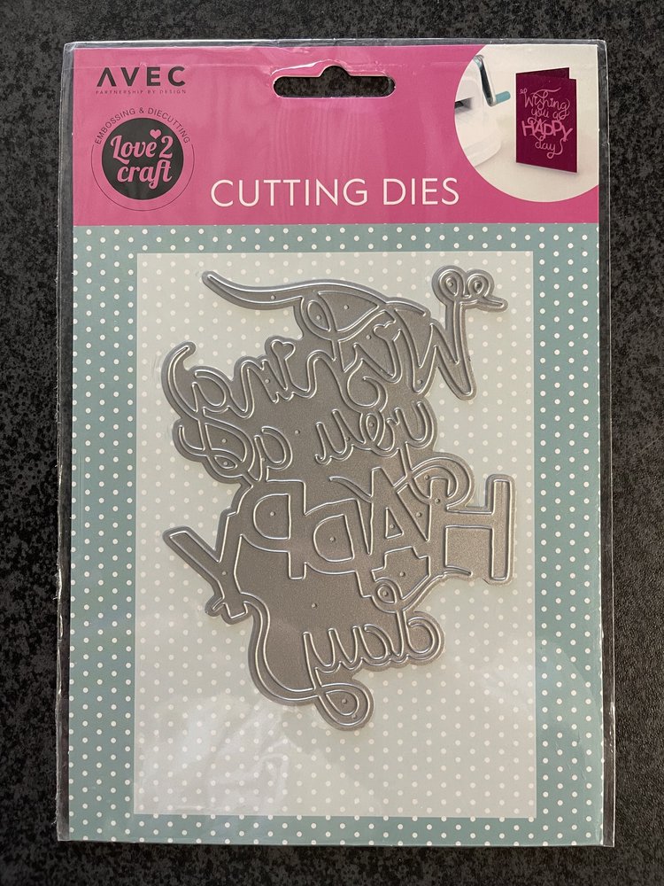 Love2Craft Snijmal A6 Wishing You A Happy Day (2573199) Love2Craft Snijmal A6 Wishing You A Happy Day (2573199)