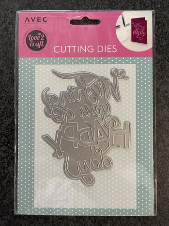 Love2Craft Snijmal A6 Wishing You A Happy Day (2573199) Love2Craft Snijmal A6 Wishing You A Happy Day (2573199)