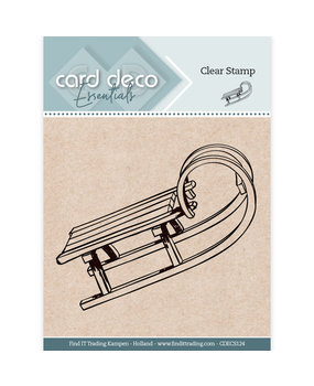 Card Deco Clear Stamp Sledge (CDECS124) Card Deco Clear Stamp Sledge (CDECS124)