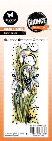 Studio Light Grunge Snow Drops Clear Stamp (SL-GR-STAMP309) Studio Light Grunge Snow Drops Clear Stamp (SL-GR-STAMP309)