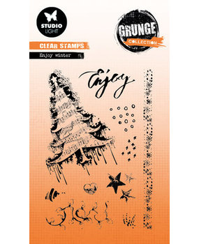 Studio Light Grunge Enjoy Winter Clear Stamp (SL-GR-STAMP317)* Studio Light Grunge Enjoy Winter Clear Stamp (SL-GR-STAMP317)*