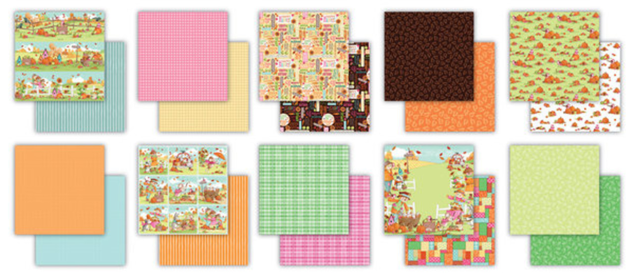Craft Consortium Happy Harvest 12x12 Inch Paper Pad (CCPPAD039) Craft Consortium Happy Harvest 12x12 Inch Paper Pad (CCPPAD039)