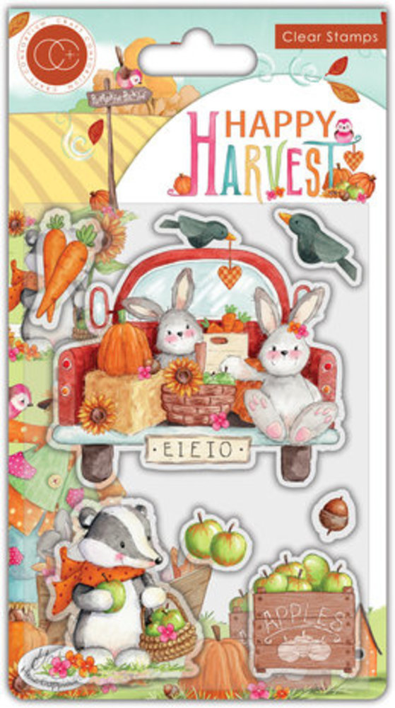 Craft Consortium Happy Harvest Clear Stamps Apples (CCSTMP083)