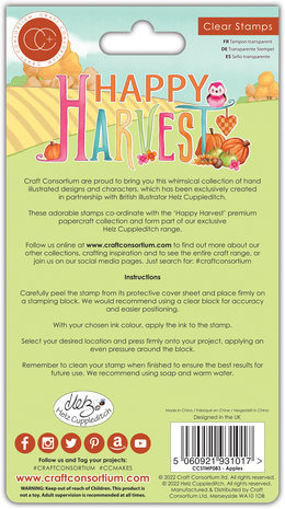Craft Consortium Happy Harvest Clear Stamps Apples (CCSTMP083)