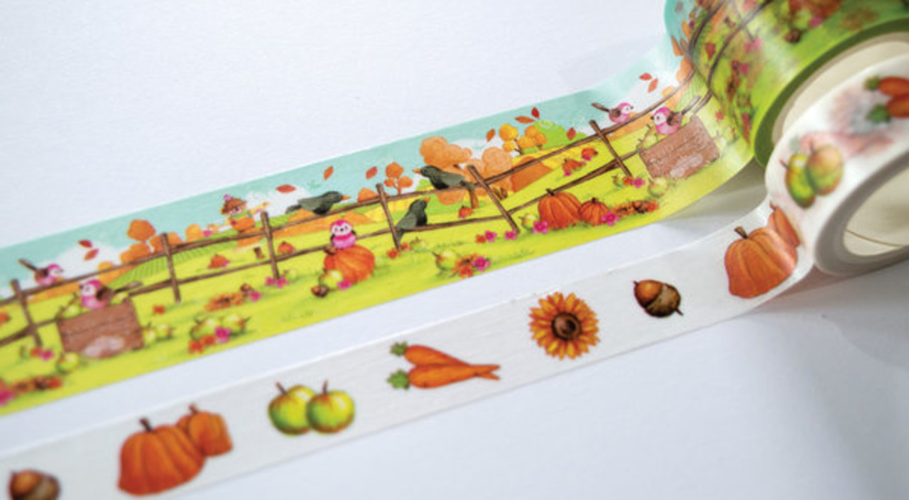 Craft Consortium Happy Harvest Washi Tape (CCWTPE020)