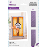 Gemini Floral Panel 3D Embossing Folder Traditional Textiles (GEM-EF2-3D-TRTE)
