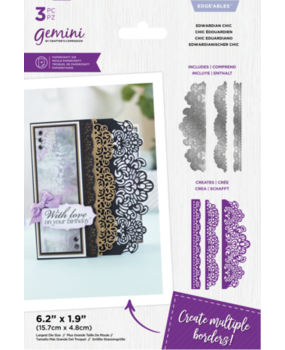 Gemini Delicate Lace Edwardian Chic Edge'ables Dies (GEM-MD-EDG-ECHI) Gemini Delicate Lace Edwardian Chic Edge'ables Dies (GEM-MD-EDG-ECHI)