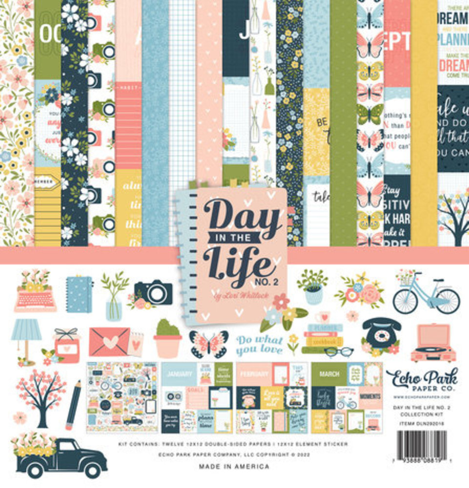 Echo Park Day In The Life No. 2 12x12 Inch Collection Kit (DLN292016) Echo Park Day In The Life No. 2 12x12 Inch Collection Kit (DLN292016)