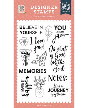 Echo Park Day In The Life No. 2 You Are My Jam Clear Stamps (DLN292043)* Echo Park Day In The Life No. 2 You Are My Jam Clear Stamps (DLN292043)*