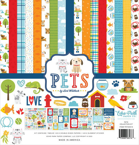 Echo Park Pets 12x12 Inch Collection Kit (PET293016) Echo Park Pets 12x12 Inch Collection Kit (PET293016)