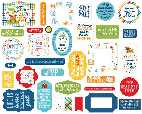 Echo Park Pets Ephemera (PET293024) Echo Park Pets Ephemera (PET293024)