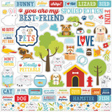 Echo Park Pets 12x12 Inch Element Sticker (PET293014)