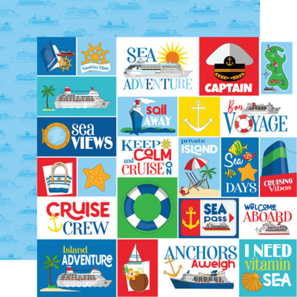 Carta Bella Bon Voyage 6x6 Inch Paper Pad (CBBV161023)