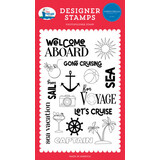 Carta Bella Bon Voyage Welcome Aboard Clear Stamps (CBBV161040)