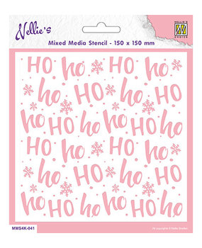 Nellie Snellen Ho Ho Masking Stencil (MMS4K-041) Nellie Snellen Ho Ho Masking Stencil (MMS4K-041)