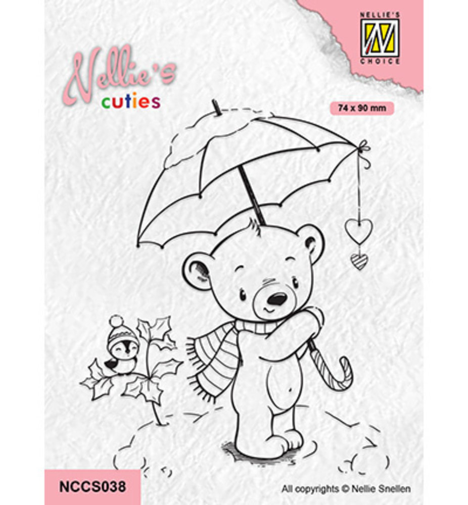 Nellie Snellen Clear Stamp Christmas Umbrella (NCCS038) Nellie Snellen Clear Stamp Christmas Umbrella (NCCS038)
