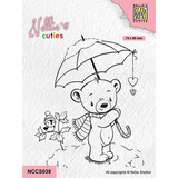 Nellie Snellen Clear Stamp Christmas Umbrella (NCCS038)
