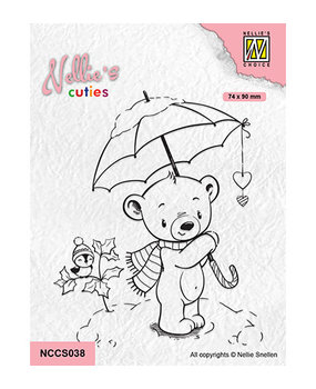 Nellie Snellen Clear Stamp Christmas Umbrella (NCCS038) Nellie Snellen Clear Stamp Christmas Umbrella (NCCS038)