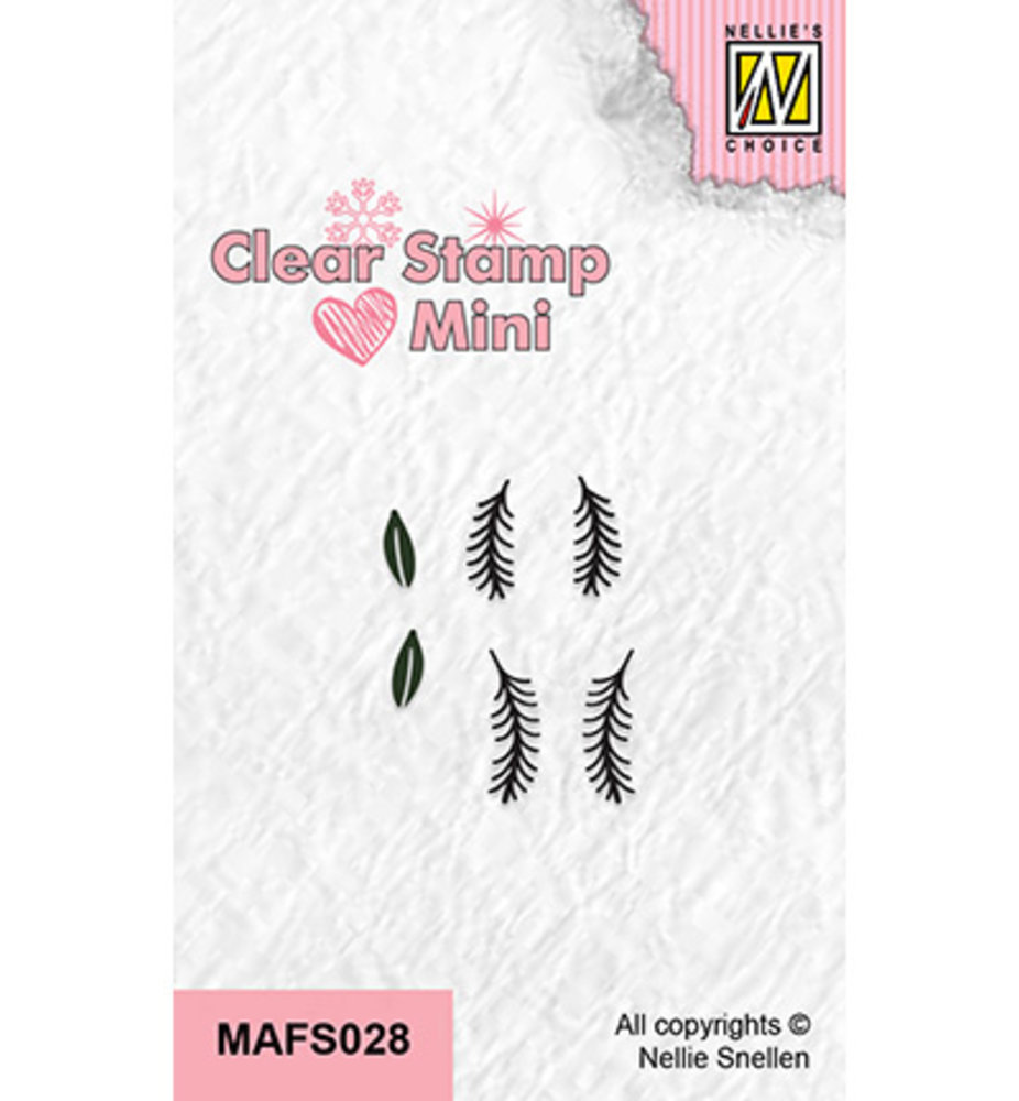 Nellie Snellen Clear Stamp Pine Branches (MAFS028)