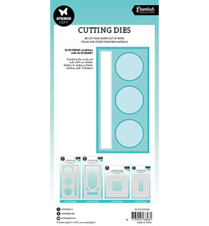 Studio Light Essentials Snijmal Slimline Circle Passe Partout (SL-ES-CD444) Studio Light Essentials Snijmal Slimline Circle Passe Partout (SL-ES-CD444)