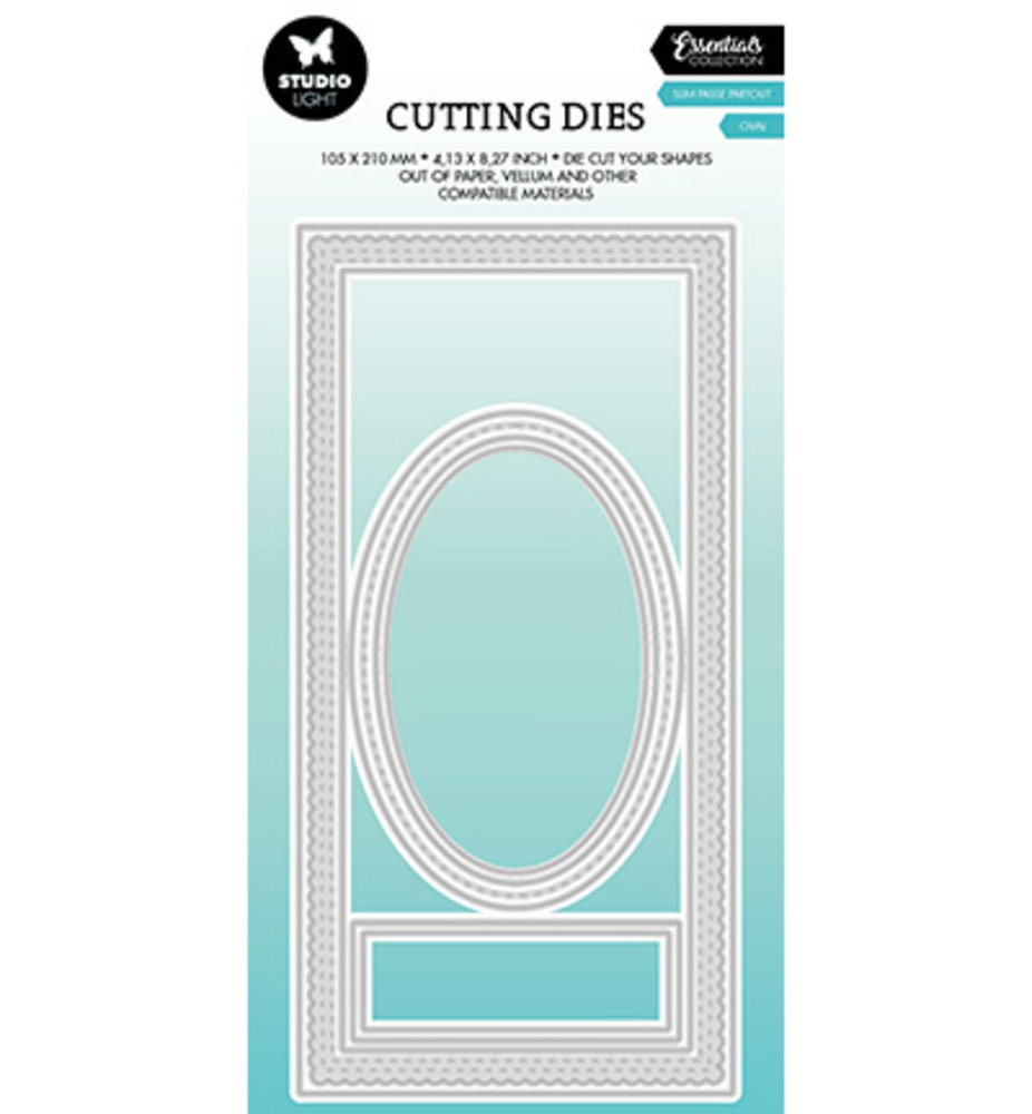 Studio Light Essentials Snijmal Slimline Oval Passe Partout (SL-ES-CD445) Studio Light Essentials Snijmal Slimline Oval Passe Partout (SL-ES-CD445)