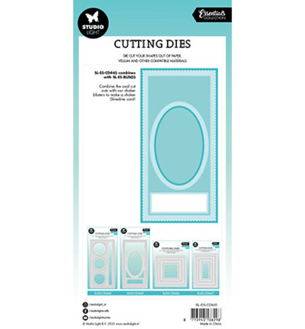 Studio Light Essentials Snijmal Slimline Oval Passe Partout (SL-ES-CD445) Studio Light Essentials Snijmal Slimline Oval Passe Partout (SL-ES-CD445)