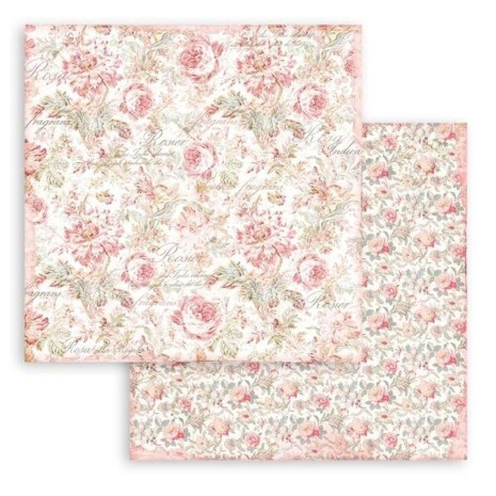 Stamperia Rose Parfum Maxi Background 12x12 Inch Paper Pack (SBBL126) Stamperia Rose Parfum Maxi Background 12x12 Inch Paper Pack (SBBL126)