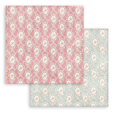 Stamperia Rose Parfum Backgrounds 8x8 Inch Paper Pack (SBBS74) Stamperia Rose Parfum Backgrounds 8x8 Inch Paper Pack (SBBS74)