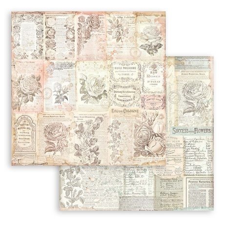 Stamperia Rose Parfum Backgrounds 8x8 Inch Paper Pack (SBBS74) Stamperia Rose Parfum Backgrounds 8x8 Inch Paper Pack (SBBS74)