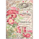 Stamperia Rose Parfum Savon Créme Rice Paper A4 (DFSA4736)