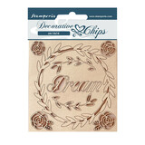 Stamperia Rose Parfum Decorative Chips Dream (SCB153)*