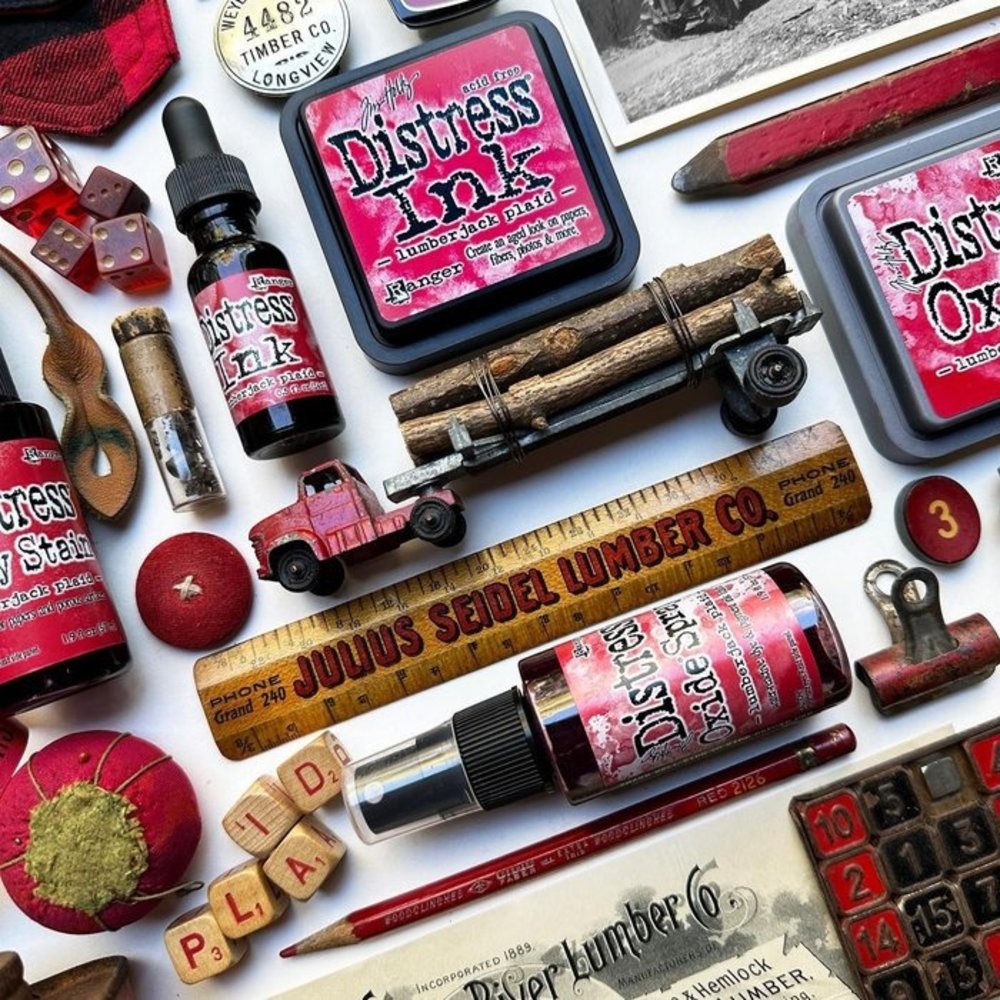 Ranger Distress Oxide Ink Pad Lumberjack Plaid (TDO82378) Ranger Distress Oxide Ink Pad Lumberjack Plaid (TDO82378)